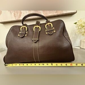 Dooney & Bourke Iconic Large Satchel Brown